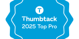 Thumbtack Award 2025 badge