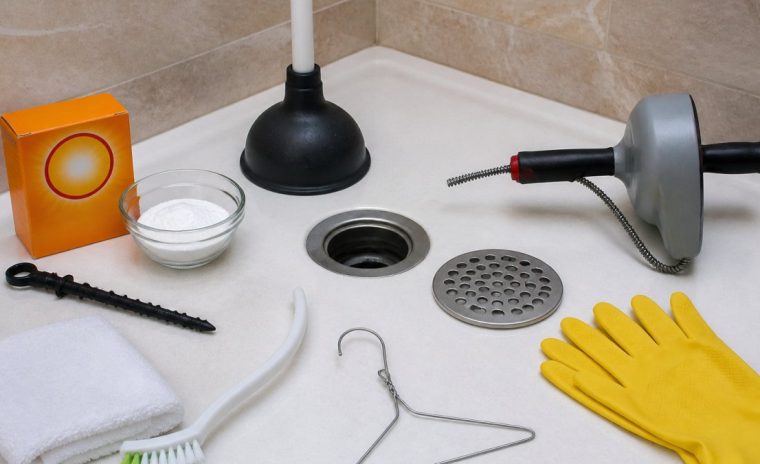 7 ways to clear a clogged shower drain 1790877140 1